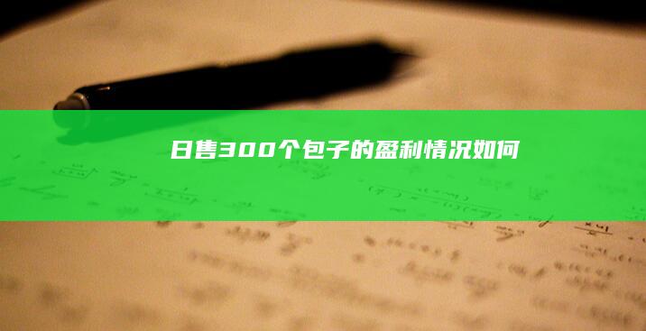 日售300个包子的盈利情况如何